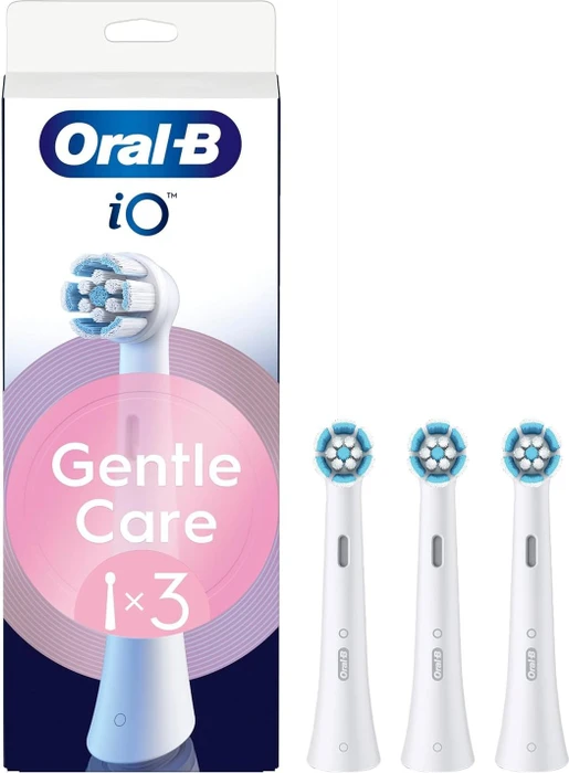 Oral-B iO Sanfte Reinigung Ersatzbürste weiß, 3 Stück
