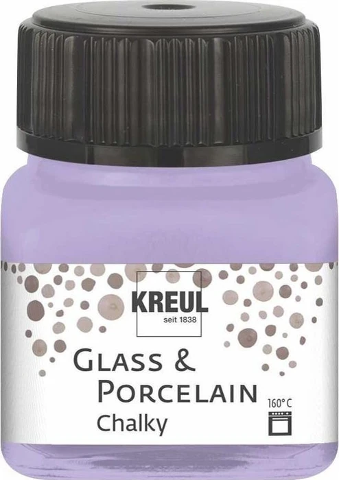 Kreul Glass & Porcelain Chalky Malfarbe, sweet lavender, 20ml