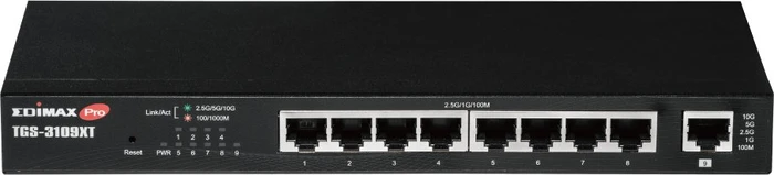 Edimax Pro TGS-31 Desktop 2.5G Smart Switch, 9x RJ-45