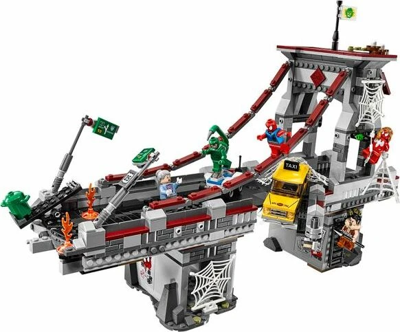 LEGO Marvel Super Heroes Spielset - Spider-Man Ultimatives Brückenduell der Web-Warriors