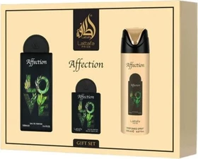 Lattafa Pride Affection EdP 100ml + EdP 20ml + Deo Spray 200ml Duftset