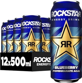 Rockstar Energy Drink Blueberry 12x 500ml