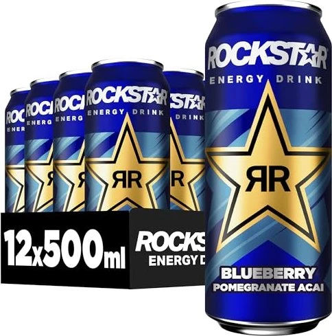 Rockstar Energy Drink Blueberry 12x 500ml