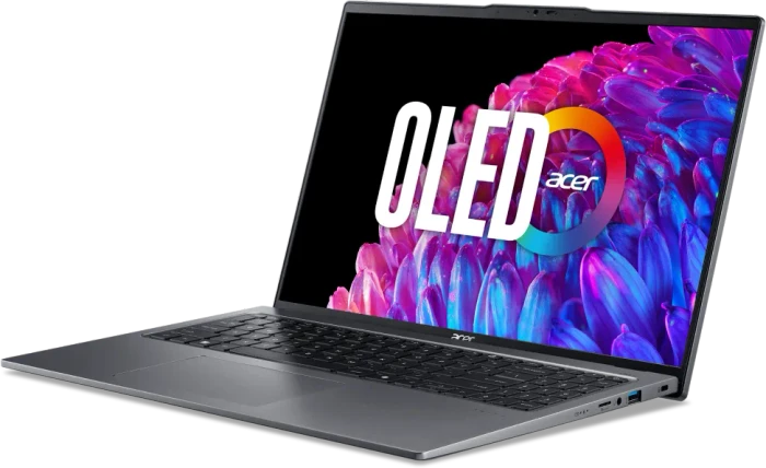 Acer Swift Go 16 OLED SFG16-72-59VS, Steel Gray, Core Ultra 5 125U, 16GB RAM, 1TB SSD, DE