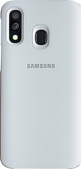 Samsung Wallet Cover für Galaxy A40 weiß