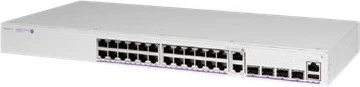 Alcatel OmniSwitch 6360 Desktop Gigabit Managed Switch, 24x RJ-45, 2x SFP+, 2x RJ-45/SFP+, 380W PoE+