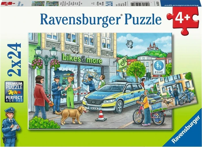 Ravensburger Puzzle Unterwegs mit Polizeimeisterin Hannah