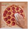 Mustard Pizza Mat Mousepad rund, 190mm, Salami-Pizza-Style, rot/gelb Vorschaubild