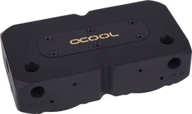 Alphacool Eisdecke D5 Dual Pumpenaufsatz, G1/4 Messing