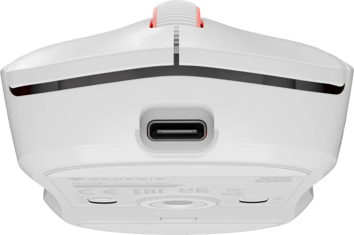 Genesis Zircon XIII Custom Wireless Gaming Mouse weiß, USB