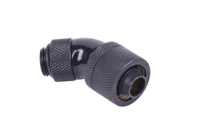 Alphacool HF Schraubanschluss 45° G1/4" AG auf 16/10 drehbar, schwarz