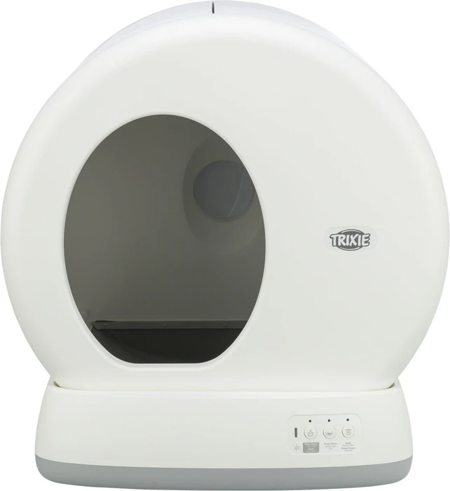 Trixie Selbstreinigende Katzentoilette, grau/weiß