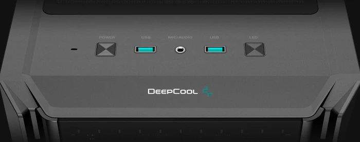 DeepCool CG540, schwarz, Glasfenster