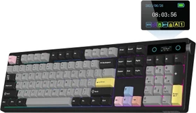 Epomaker TH108 Pro Wireless, Black, LEDs RGB, hot-swap, Epomaker Sea Salt Silent V2, USB/Bluetooth, US