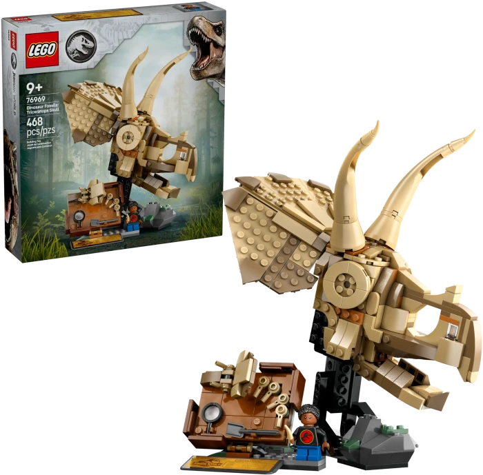 LEGO Jurassic World - Dinosaurier-Fossilien: Triceratops-Schädel
