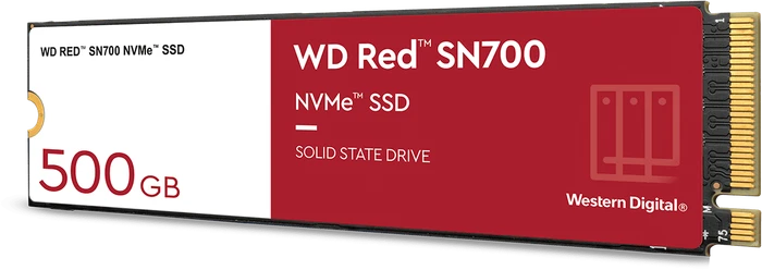 Western Digital Red SN700 NVMe NAS SSD - 1DWPD 500GB, M.2 2280 / M-Key / PCIe 3.0 x4