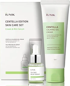 iUnik Centella Edition Skincare Creme 60ml + Serum 15ml Geschenkset