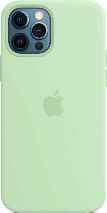 Apple Silikon Case mit MagSafe für iPhone 12/iPhone 12 Pro Pistazie