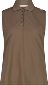 CMP Ärmelloses Poloshirt ärmellos toffee (Damen)