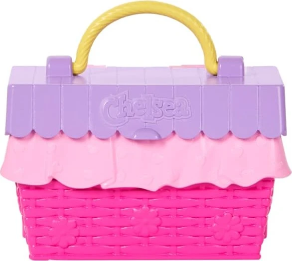 Mattel Barbie - Club Chelsea Familie und Freunde Aufklappbares Teeparty-Spielset