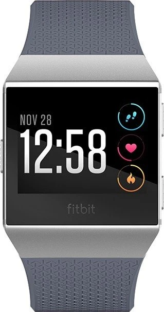 Fitbit Ionic GPS-Uhr blue grey/silver grey