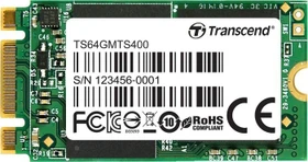 Transcend Industrial MTS400I SSD 64GB, M.2 2242 / B-M-Key / SATA 6Gb/s