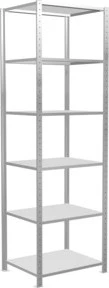 Schulte Lagertechnik Multiplus 150 Schwerlastregal 75x250x60cm lichtgrau
