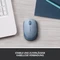 Logitech M171 Wireless Mouse blaugrau, USB Vorschaubild