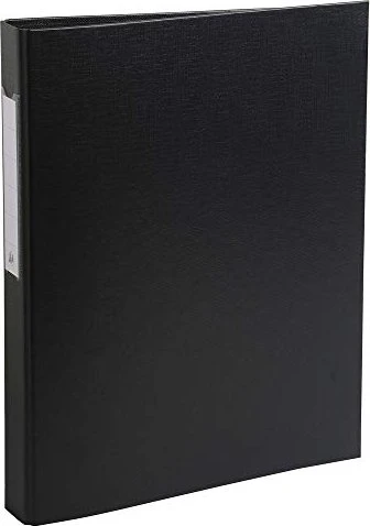 Exacompta Ringbuch 2-Ring Karton, 40mm, A4, schwarz