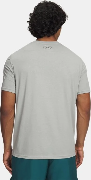 Under Armour Sportstyle Left Chest Funktionsshirt kurzarm titanium/clay green (Herren)