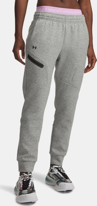 Under Armour Unstoppable Fleece Trainingshose lang mod grey/black (Damen)