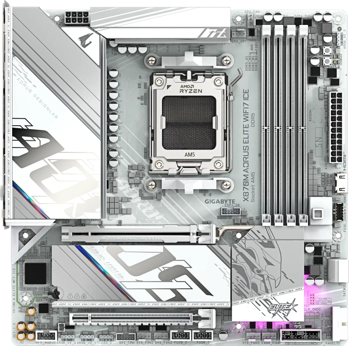 GIGABYTE X870M AORUS Elite WIFI7 ICE (AMD AM5)