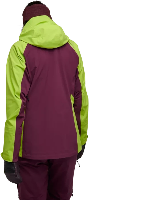 Black Diamond Dawn Patrol Hybrid Shell Funktionsjacke aloe/blackberry (Damen)