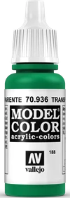Vallejo Model Color rev.1 transparent green, 17ml