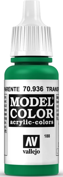 Vallejo Model Color rev.1 transparent green, 17ml