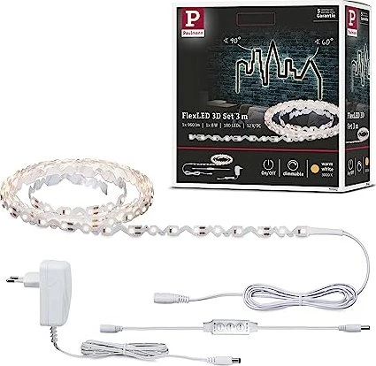 Paulmann FlexLED 3D Basisset warmweiß LED-Streifen 3m