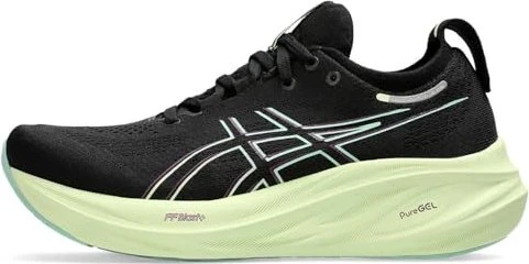 Asics Gel-Nimbus 26 black/cool matcha (Damen)
