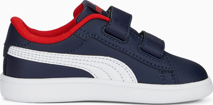 Puma Smash 3.0 Leather V puma navy/puma white/for all time red (Junior)