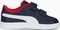 Puma Smash 3.0 Leather V puma navy/puma white/for all time red (Junior) Vorschaubild