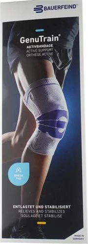 Bauerfeind GenuTrain Comfort Kniebandage titan