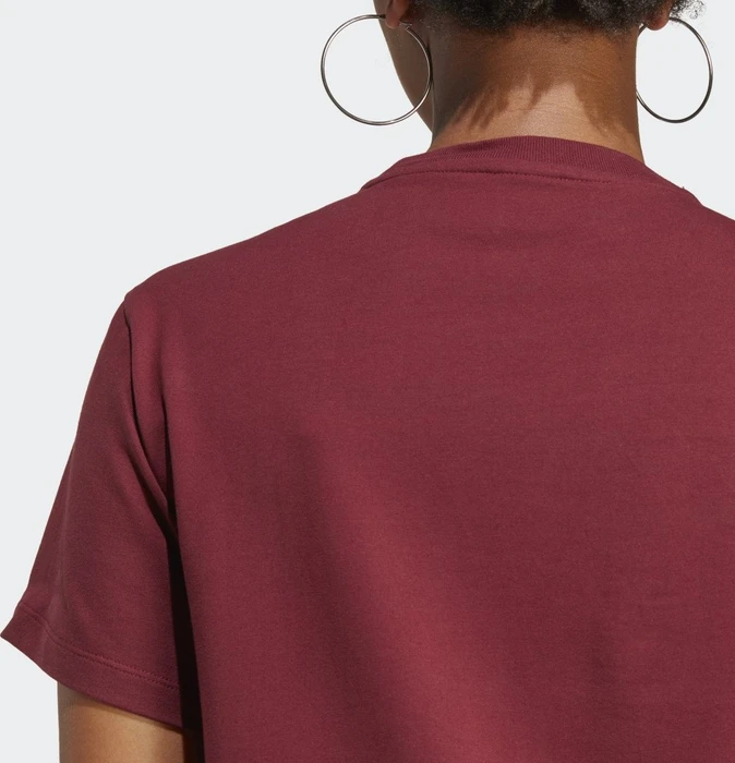 adidas Adicolor Classics Trefoil T-Shirt kurzarm shadow red (Damen)