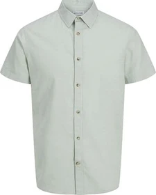 Jack & Jones Comfort Fit Hemd kurzarm iceberg green (Herren)