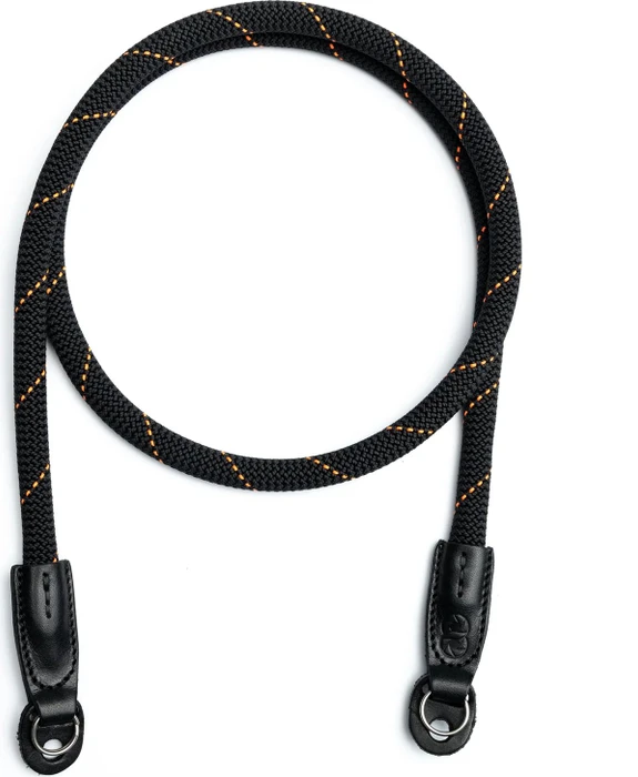Cooph Rope Camera Strap Steel Ring 115cm Orange Obsidian