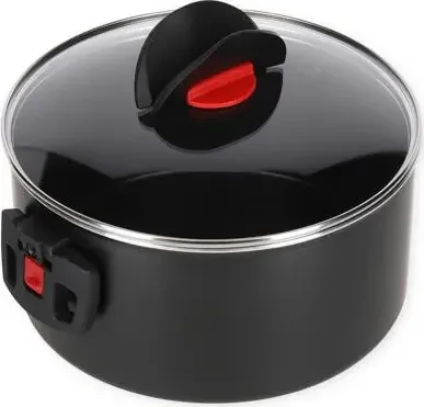 Zwilling Ballarini Click&Cook Kochtopf mit Glasdeckel 24cm 5.6l
