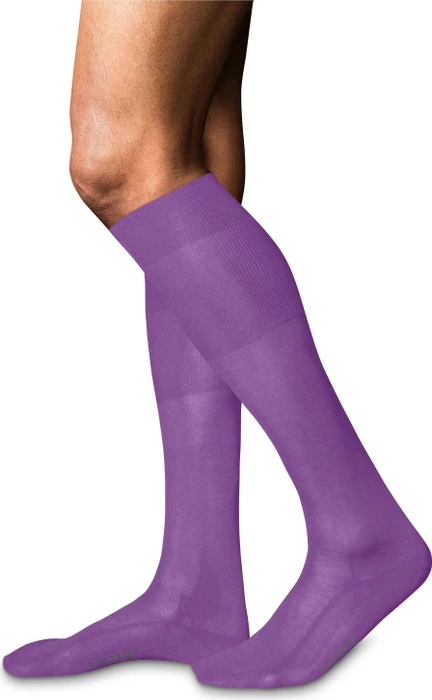 Falke No. 9 Pure Fil d'Écosse Socken violett (Herren)