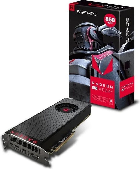 Sapphire Radeon RX Vega 64, 8GB HBM2, HDMI, 3x DP, lite retail