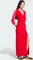 adidas Adicolor Classics 3-Streifen Maxi Kleid better scarlet/semi lucid fuchsia (Damen) Vorschaubild