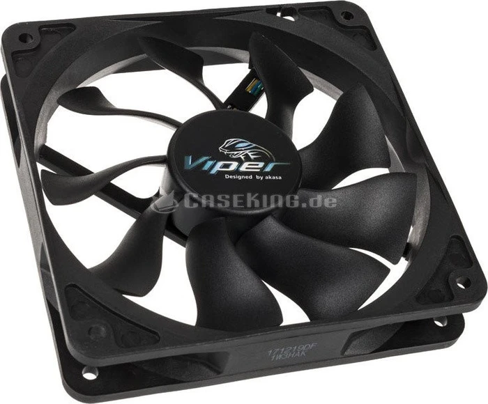 Akasa Ultra Quiet Viper Black Series, 120mm