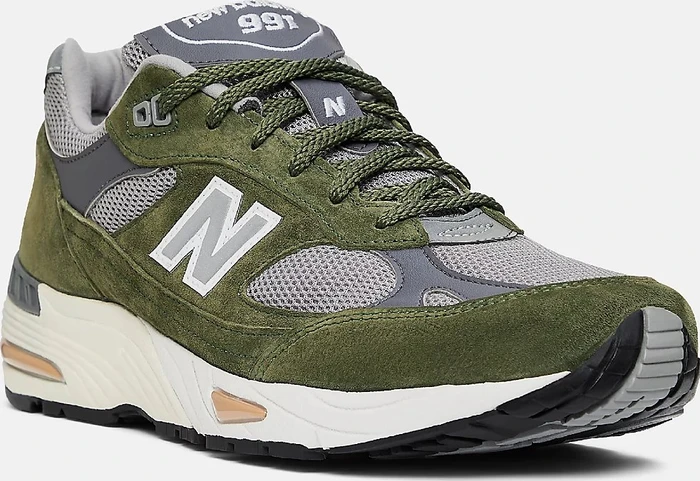 New Balance 991 Made in UK green/grey/tan (Herren)