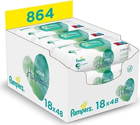 Pampers Harmonie Aqua Feuchttücher